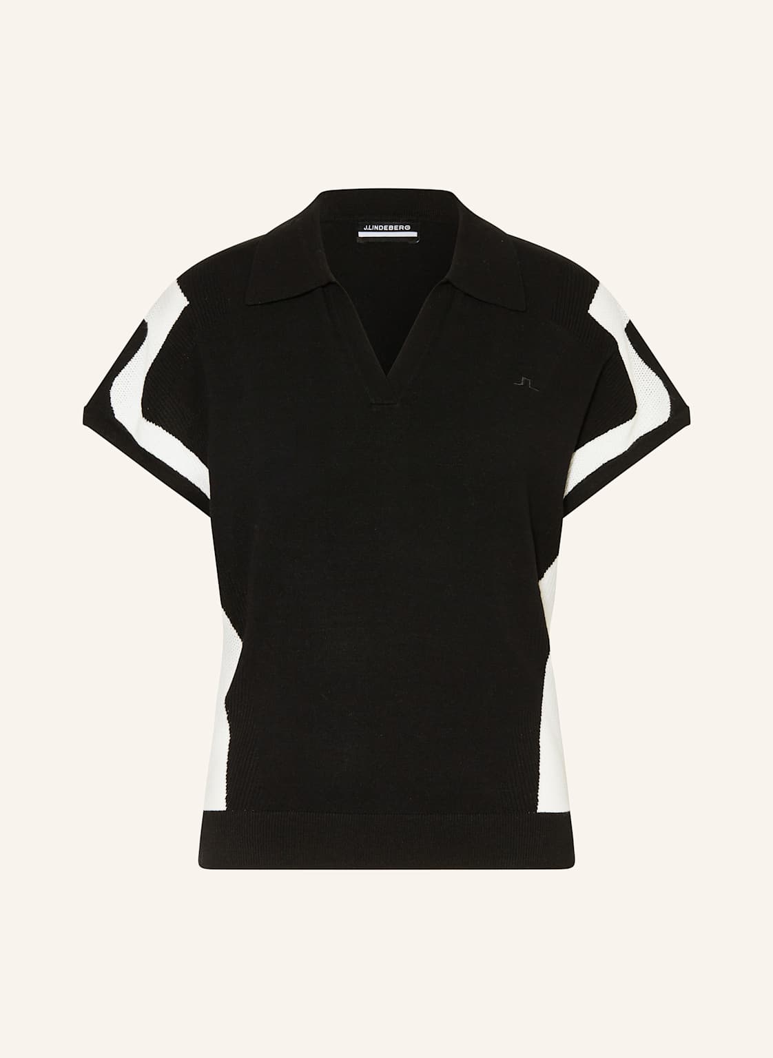 J.Lindeberg Funktions-Poloshirt Vita schwarz von J.LINDEBERG