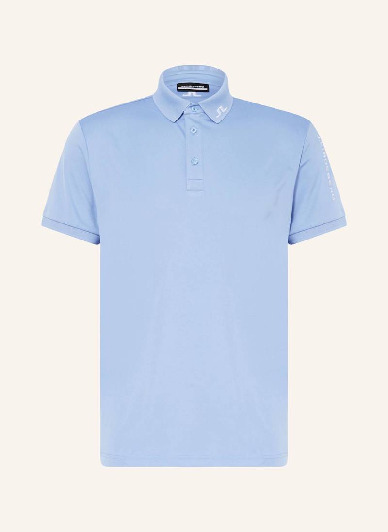 J.Lindeberg Funktions-Poloshirt blau von J.LINDEBERG