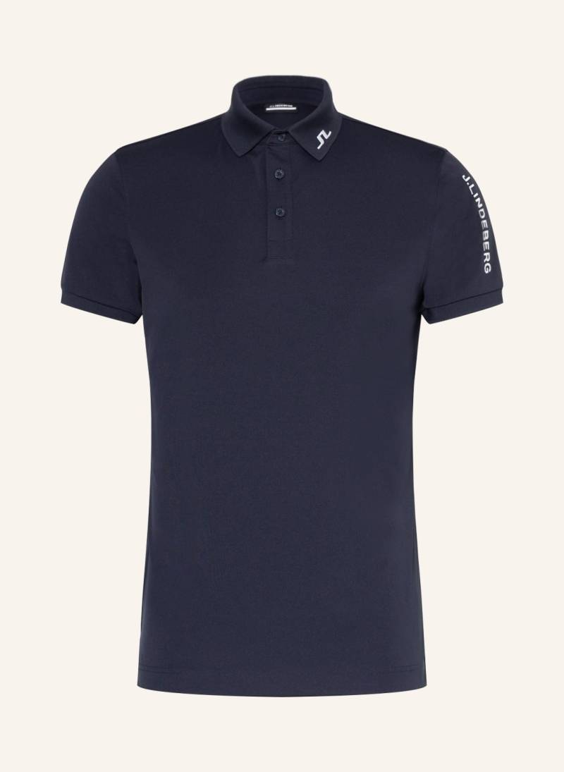 J.Lindeberg Funktions-Poloshirt blau von J.LINDEBERG