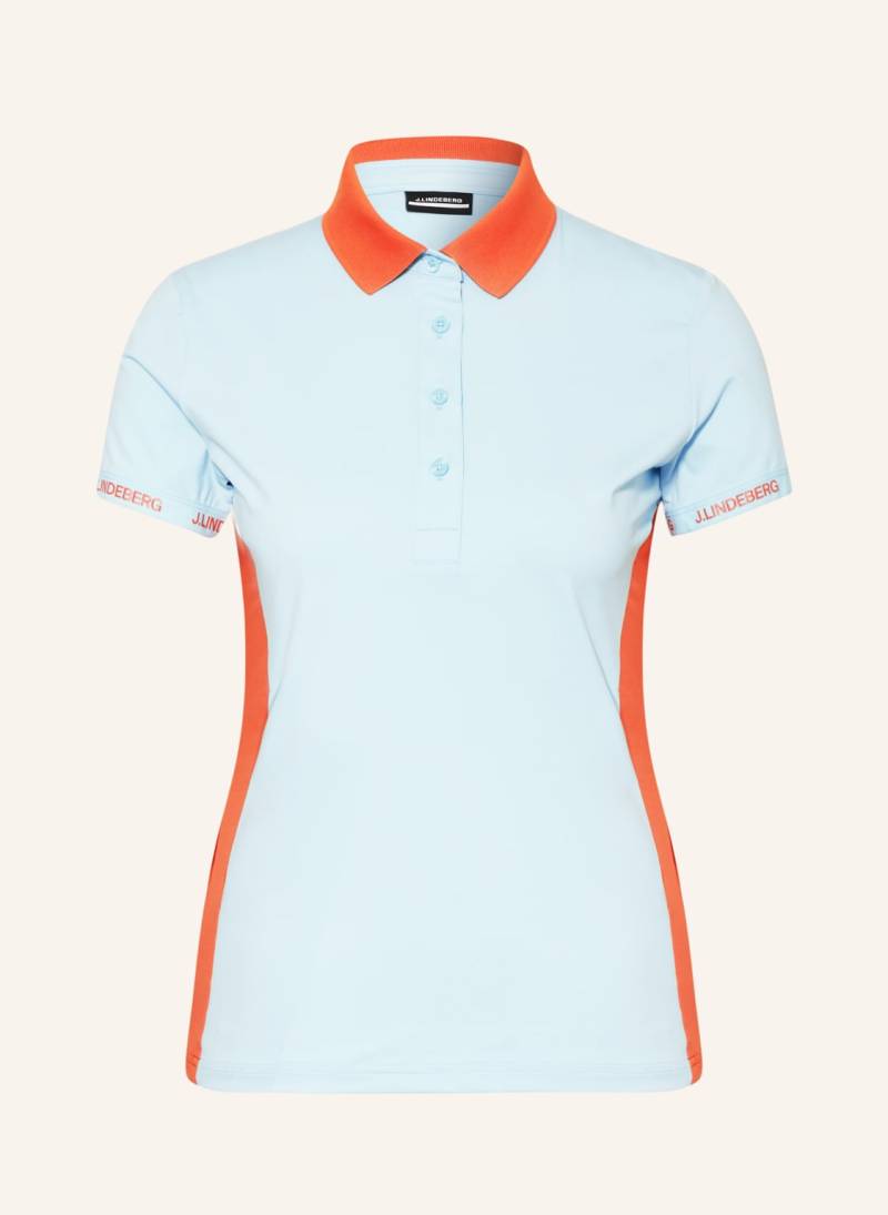 J.Lindeberg Funktions-Poloshirt blau von J.LINDEBERG