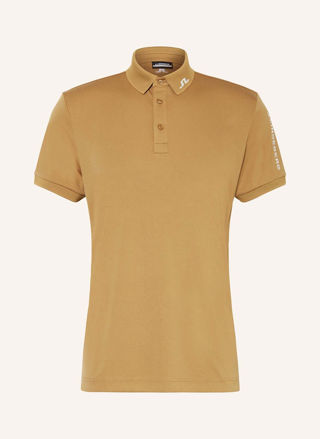 J.Lindeberg Funktions-Poloshirt braun von J.LINDEBERG