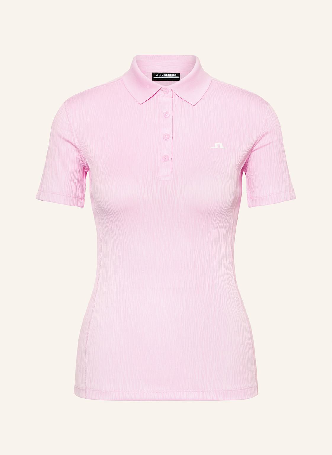 J.Lindeberg Funktions-Poloshirt pink von J.LINDEBERG