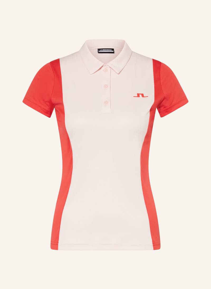 J.Lindeberg Funktions-Poloshirt rosa von J.LINDEBERG