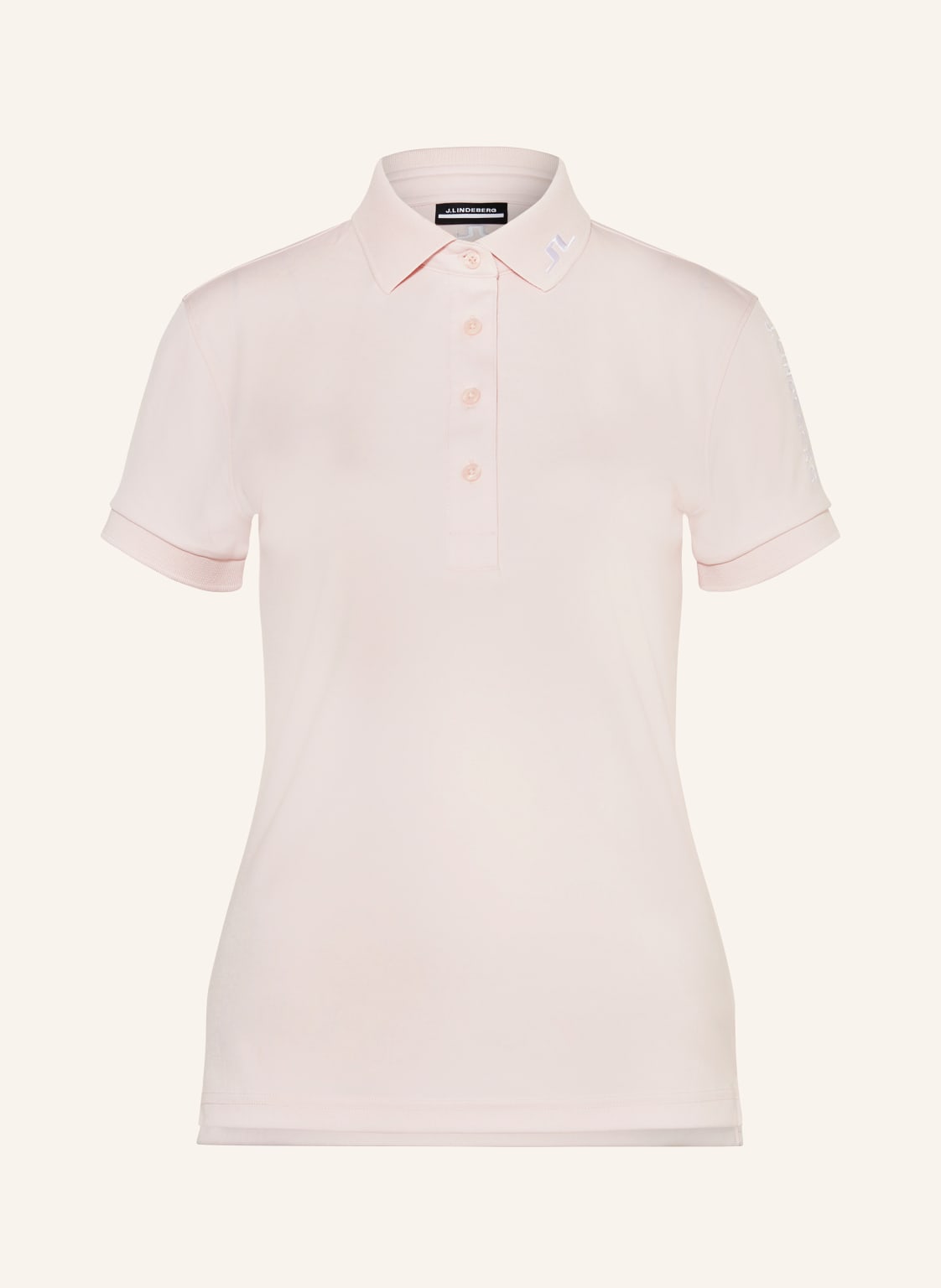 J.Lindeberg Funktions-Poloshirt rosa von J.LINDEBERG