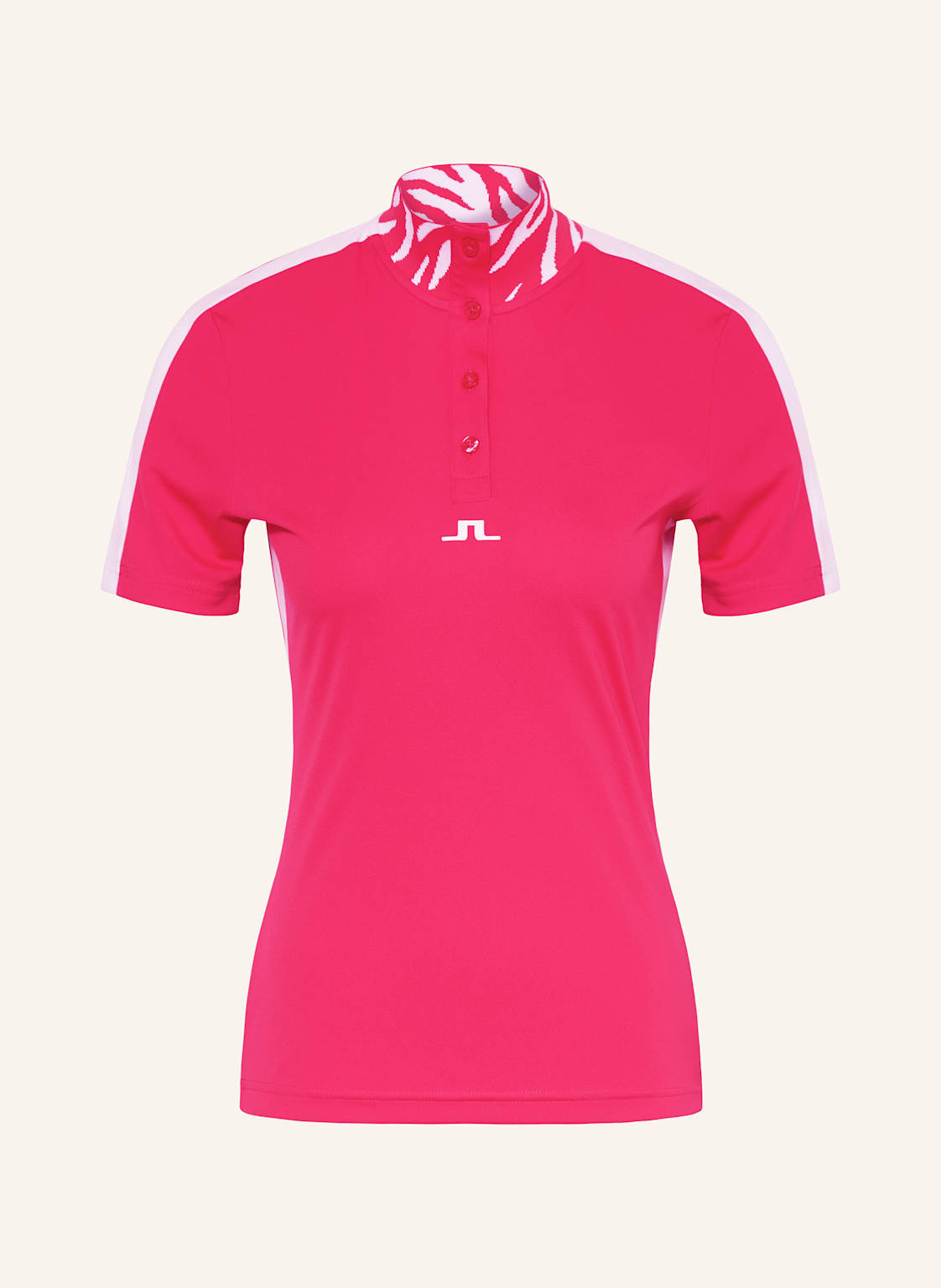 J.Lindeberg Funktions-Poloshirt rot von J.LINDEBERG