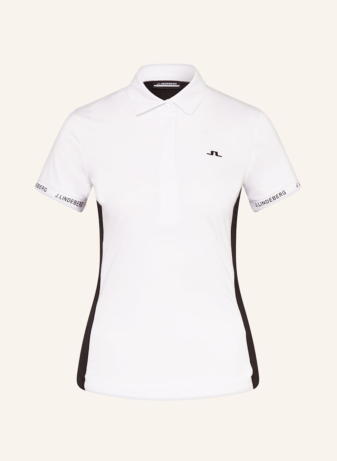 J.Lindeberg Funktions-Poloshirt weiss von J.LINDEBERG