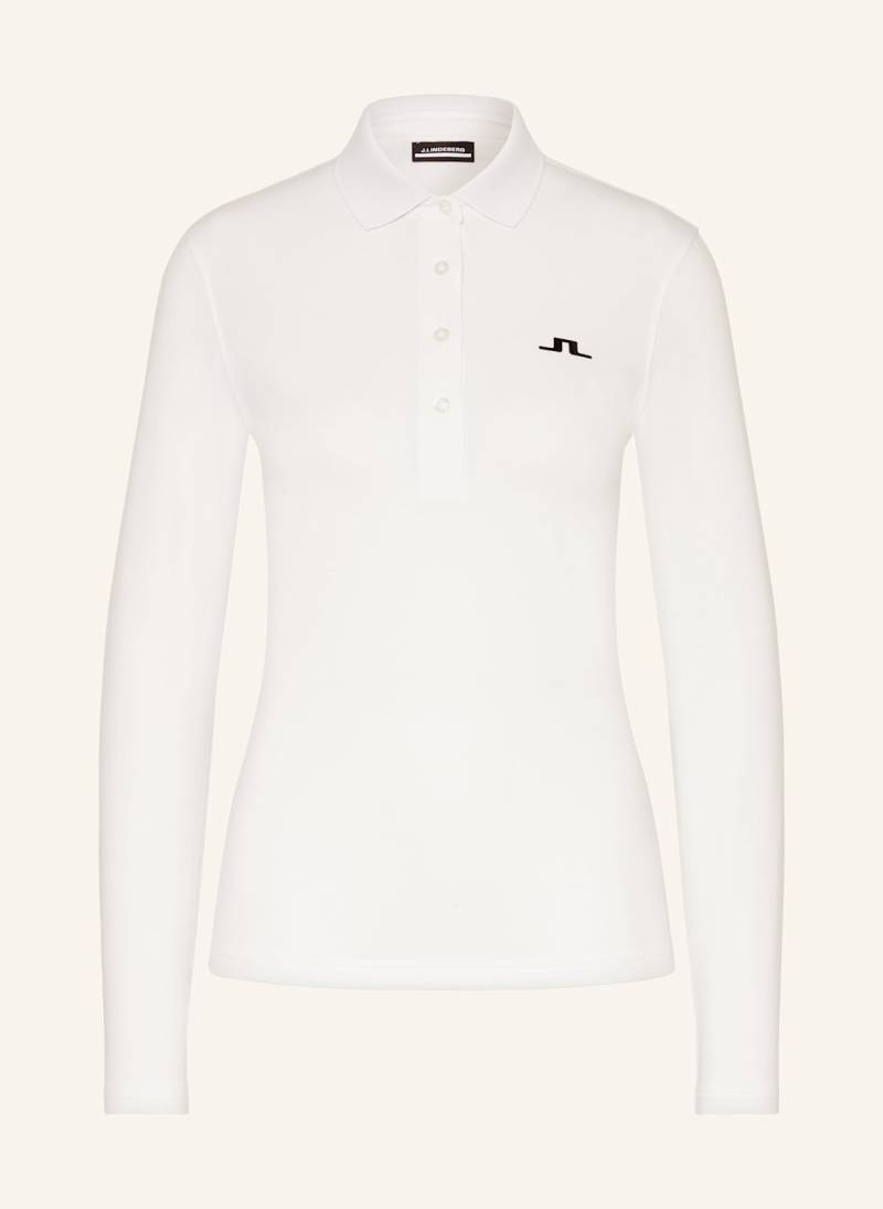 J.Lindeberg Funktions-Poloshirt weiss von J.LINDEBERG