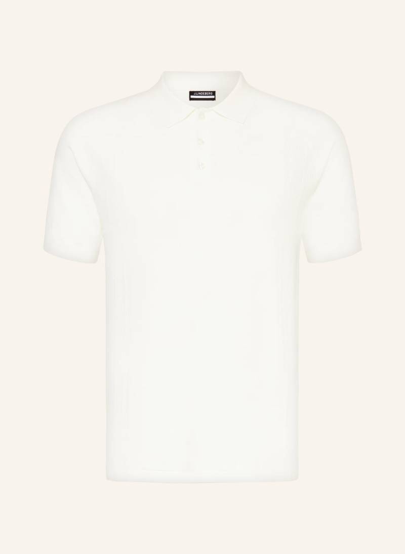 J.Lindeberg Funktions-Poloshirt weiss von J.LINDEBERG