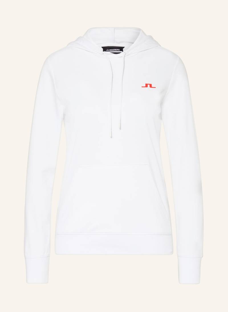 J.Lindeberg Hoodie weiss von J.LINDEBERG