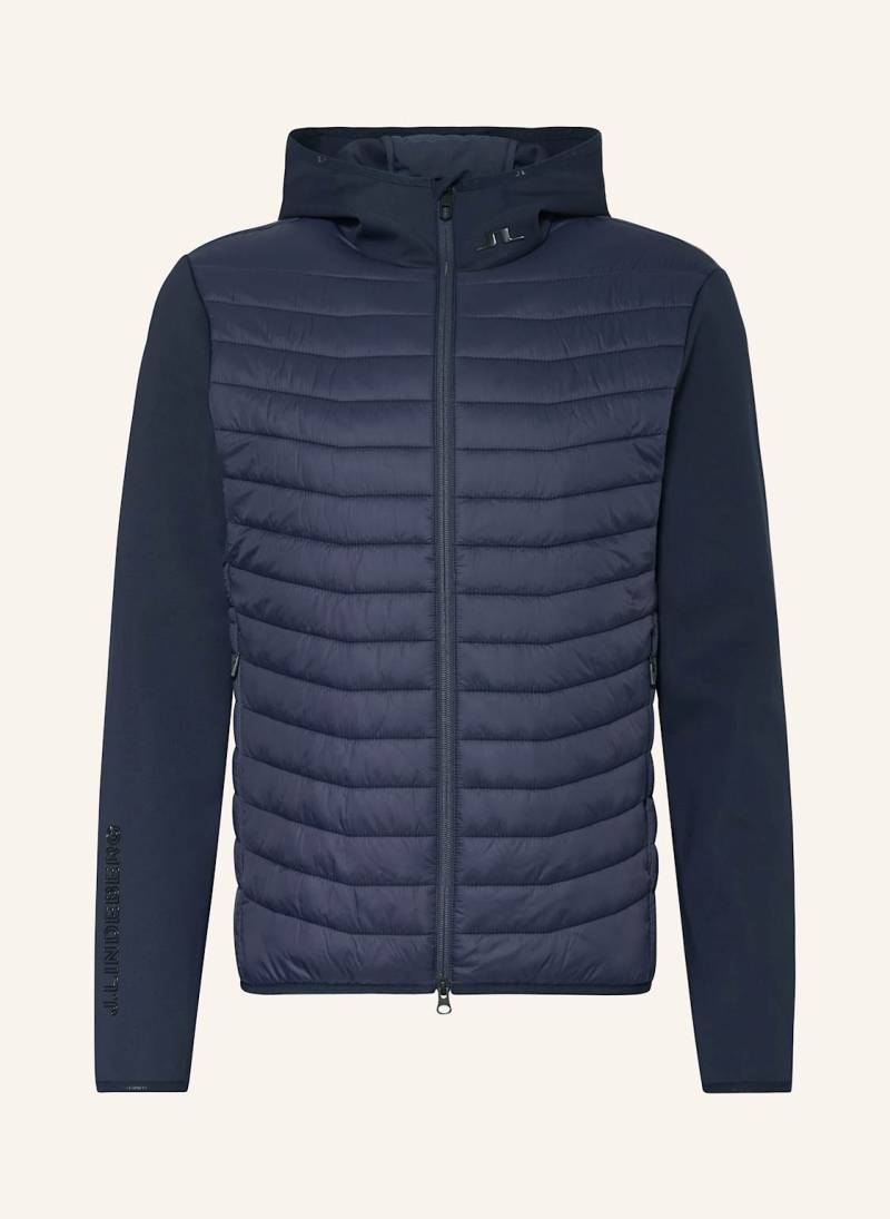 J.Lindeberg Hybrid-Jacke blau von J.LINDEBERG