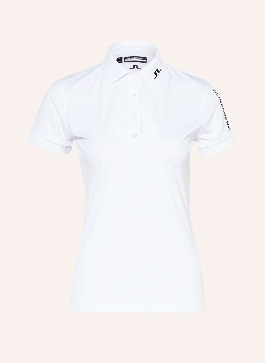 J.Lindeberg Jersey-Poloshirt weiss von J.LINDEBERG