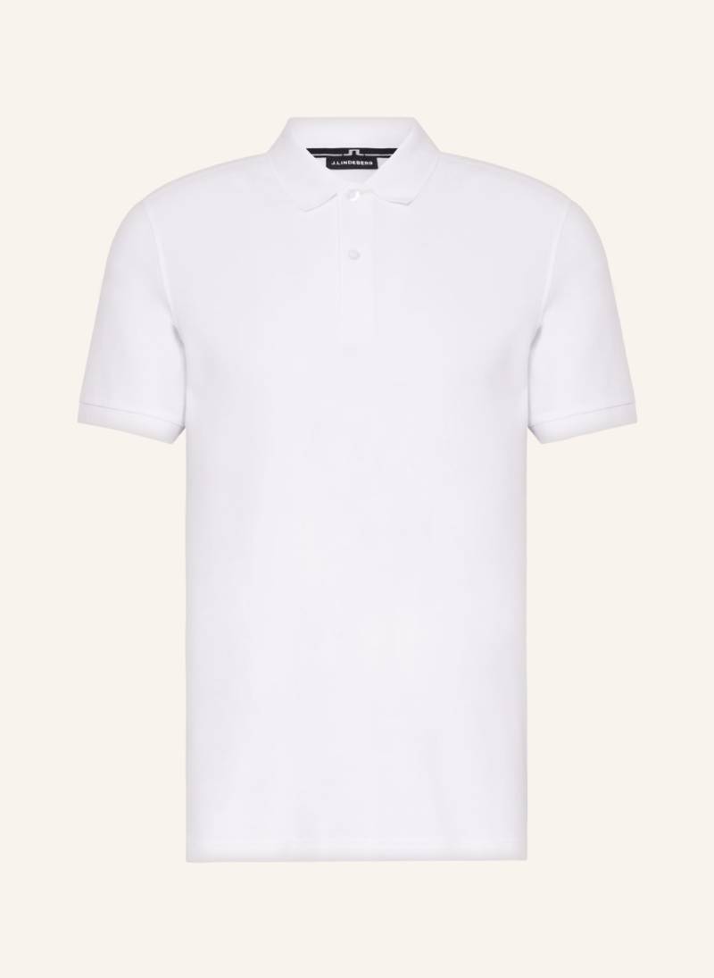 J.Lindeberg Piqué-Poloshirt weiss von J.LINDEBERG