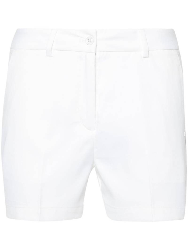 J.Lindeberg Gwen logo-plaque shorts - White von J.Lindeberg