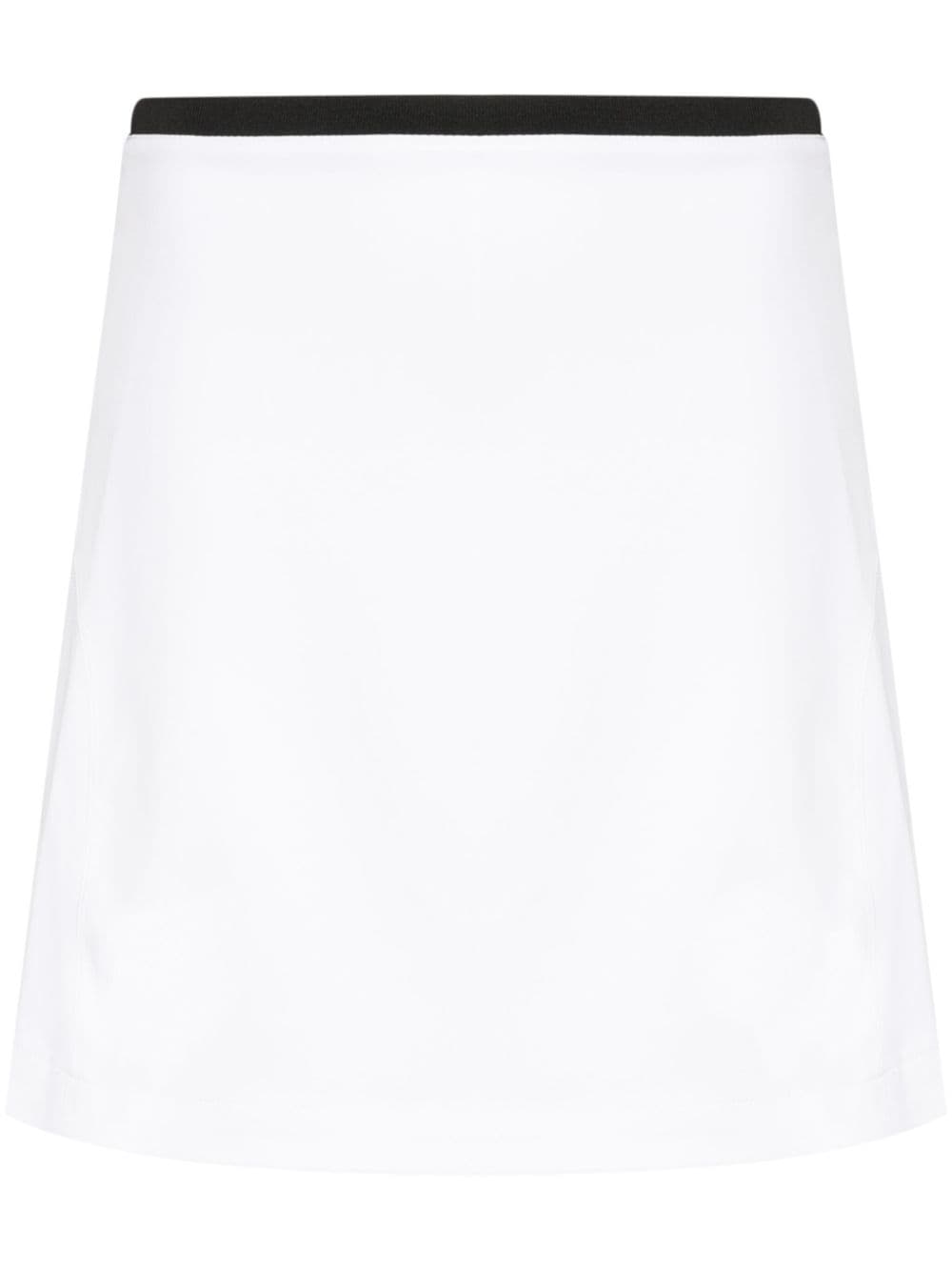 J.Lindeberg Temba logo-print mini skirt - White von J.Lindeberg