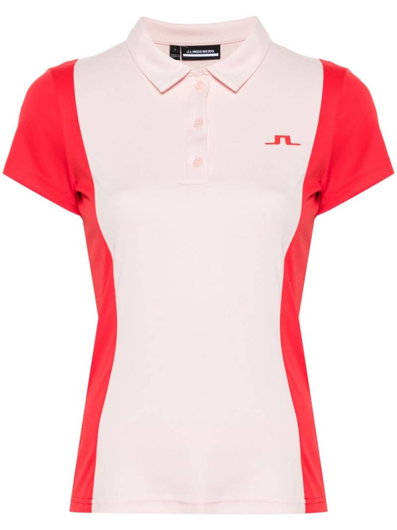 J.Lindeberg Tilly polo top - Pink von J.Lindeberg