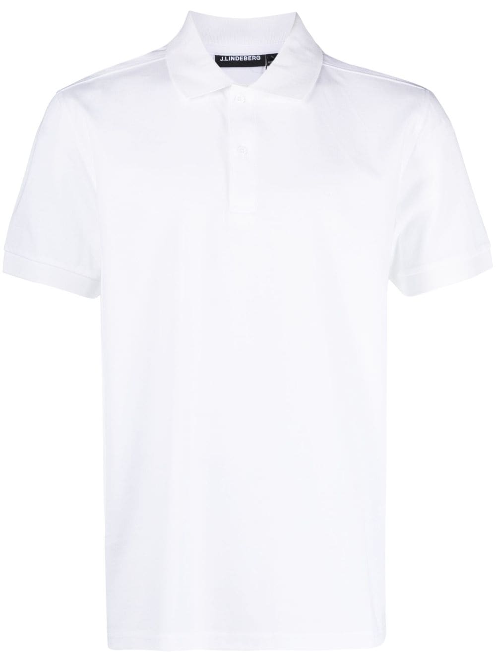 J.Lindeberg Troy logo-print cotton polo shirt - White von J.Lindeberg