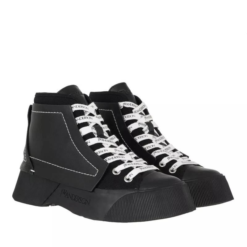 J.W.Anderson Sneaker - Calf Canvas Sole High-Top Sneakers - Gr. 40 (EU) - in Schwarz - für Damen von J.W.Anderson