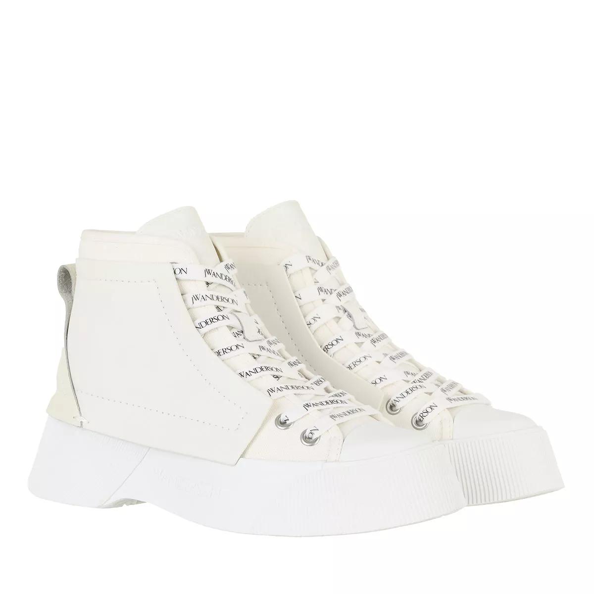 J.W.Anderson Sneakers - Calf Canvas Sole High-Top Sneakers - Gr. 37 (EU) - in Weiß - für Damen von J.W.Anderson