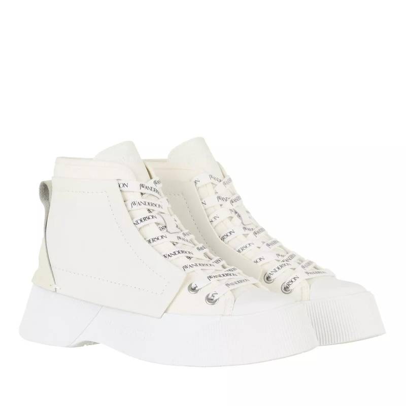 J.W.Anderson Sneaker - Calf Canvas Sole High-Top Sneakers - Gr. 37 (EU) - in Weiß - für Damen von J.W.Anderson