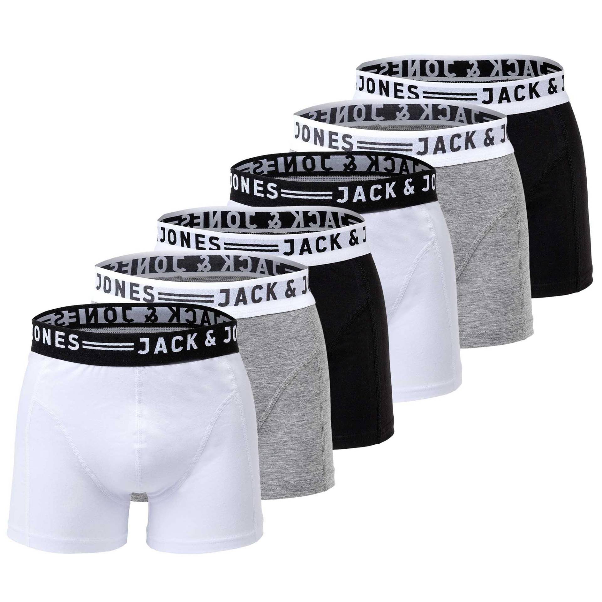 Jack & Jones - Boxer Shorts, 6er Pack, für Herren, Multicolor, Größe S von Jack & Jones