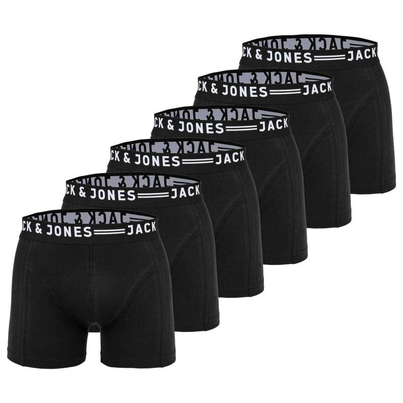 Boxer Shorts, 6er Pack Herren Schwarz L von JACK & JONES