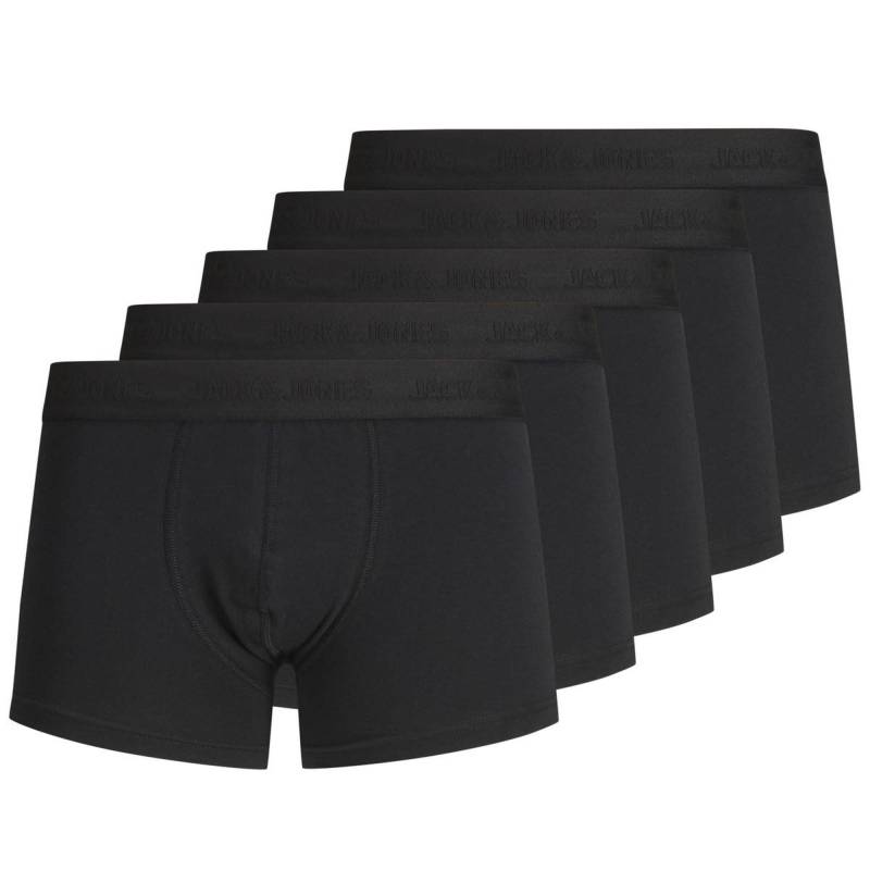 Boxershort 5er Pack Stretch-jactone In Tone Trunks5 Pack Herren Schwarz L von JACK & JONES