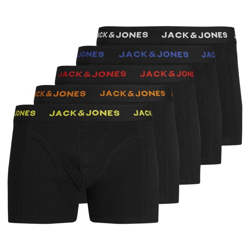 Boxershort Stretch-jacblack Friday Trunks 5p Herren Schwarz L von JACK & JONES