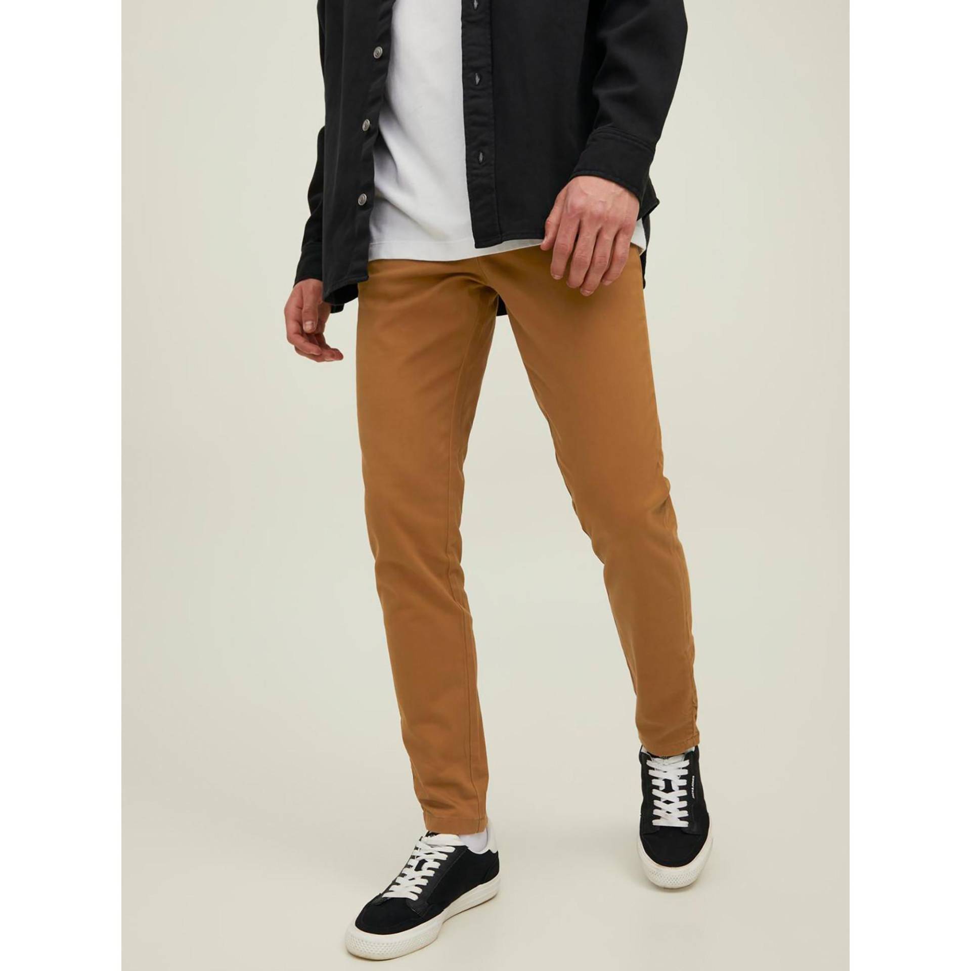 Jack & Jones - Chinohose, Slim Fit, für Herren, Cognac, Größe W32/L30 von Jack & Jones