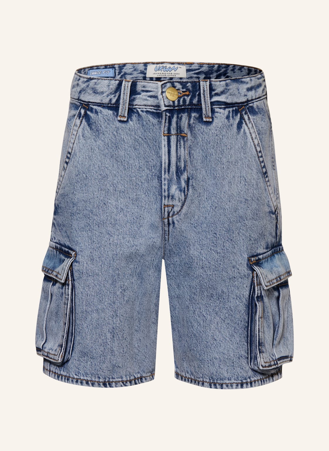 Jack&Jones Jeansshorts Jjichris blau von JACK&JONES