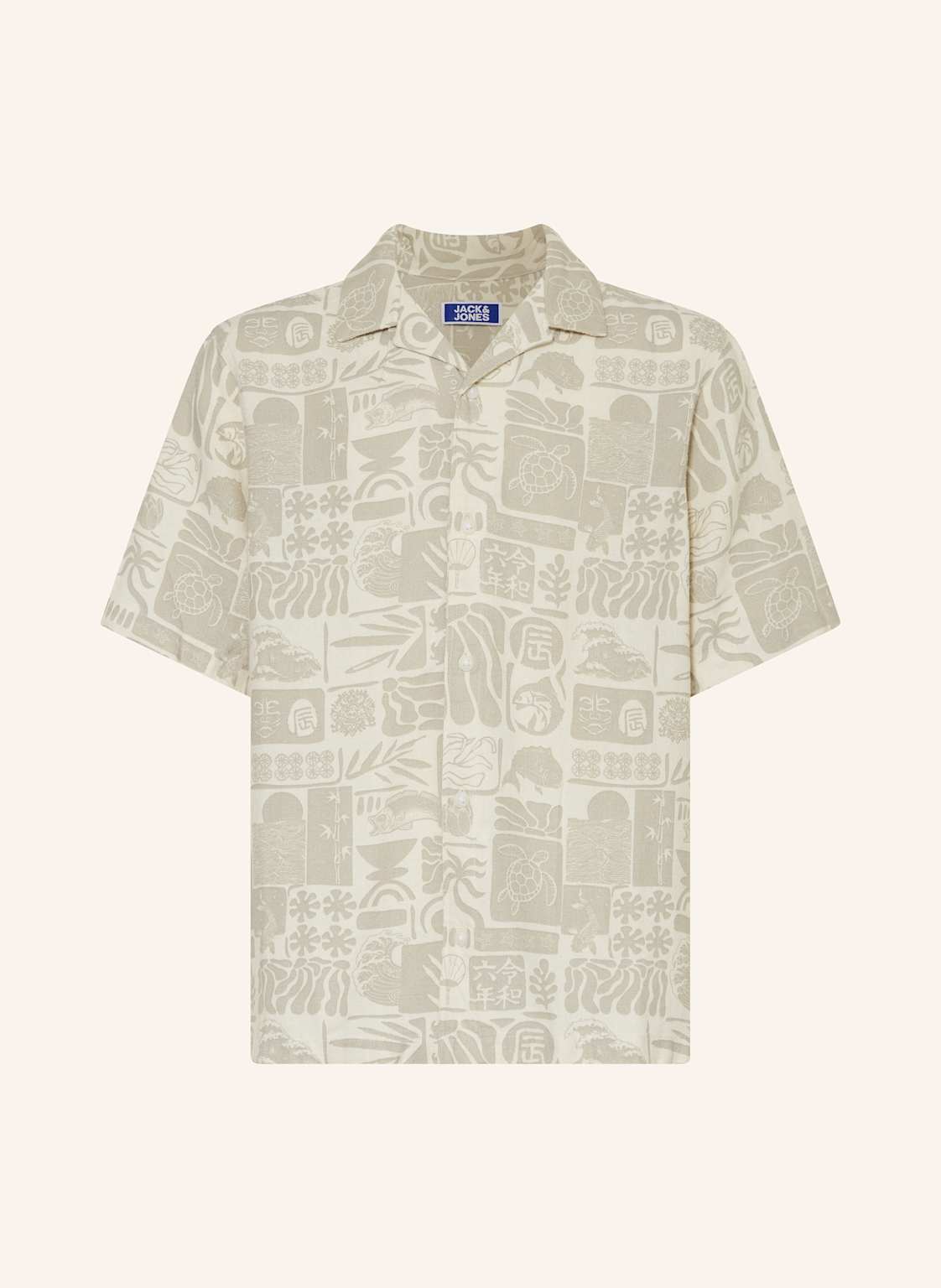Jack&Jones Kurzarm-Hemd weiss Jack&Jones Kurzarm-Hemd weiss von JACK&JONES