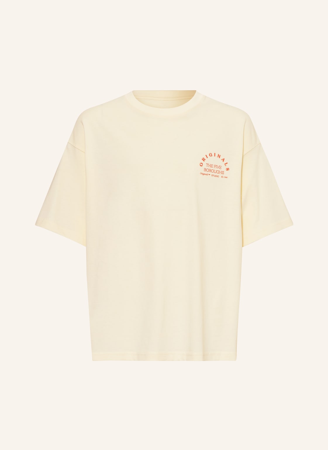 Jack&Jones T-Shirt Jorbrooklyn beige von JACK&JONES