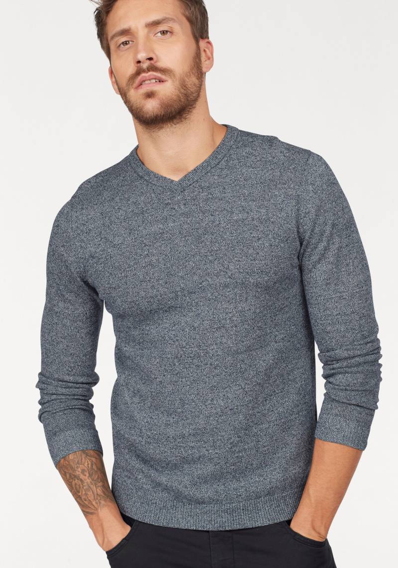 Jack & Jones V-Ausschnitt-Pullover »JJEBASIC KNIT V-NECK« von Jack & Jones