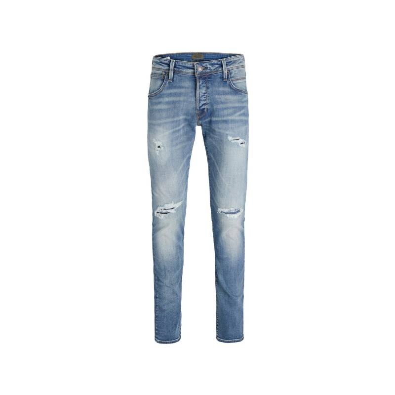 Jeans, Slim Fit Herren Blau Denim L30/W30 von JACK & JONES