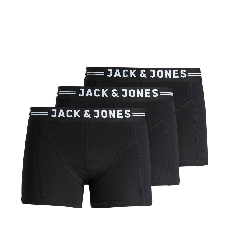 Jack & Jones - Triopack, Pantys, für Herren, Black, Größe S von Jack & Jones