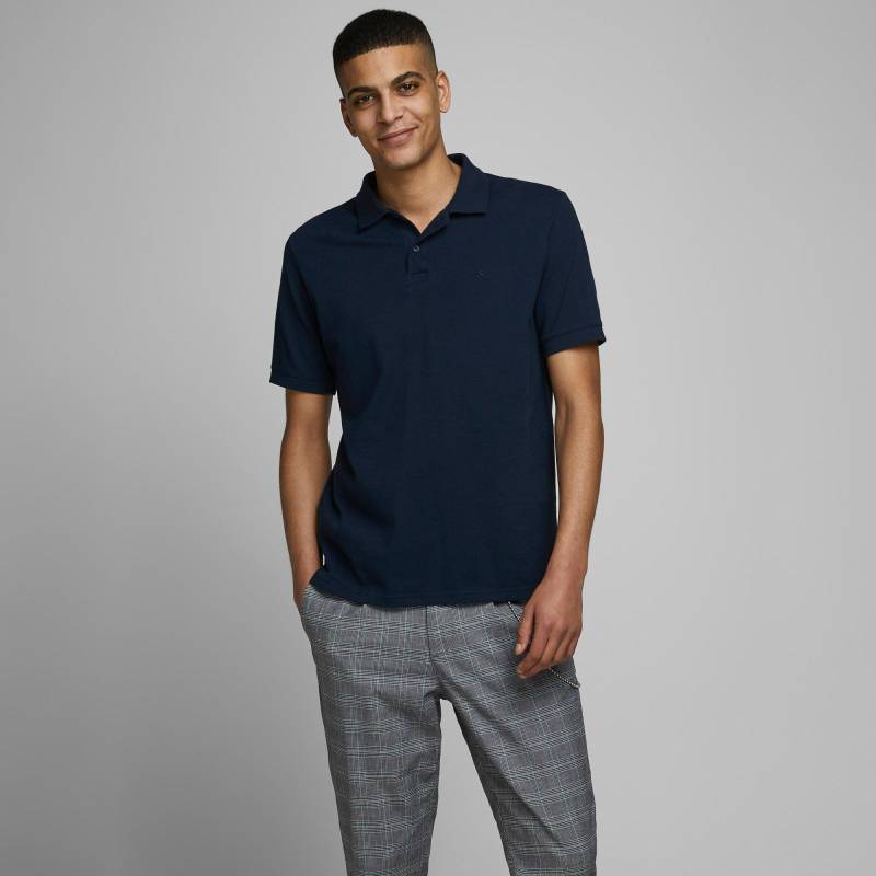 Jack & Jones - Poloshirt, Body Fit, kurzarm, für Herren, Marine, Größe XL von Jack & Jones