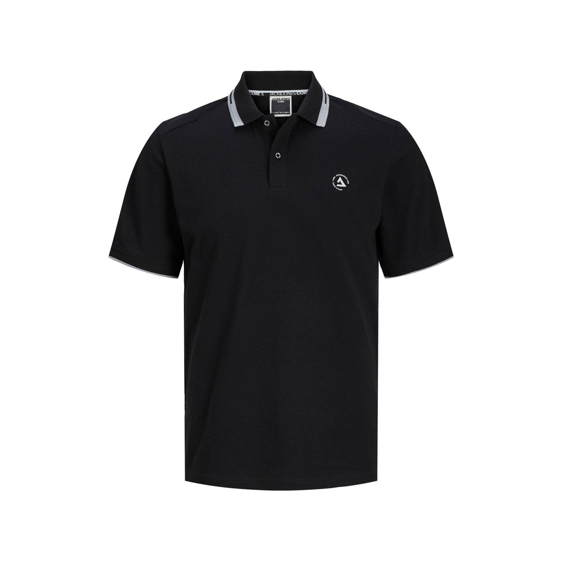 Poloshirt, Kurzarm Herren Black M von JACK & JONES