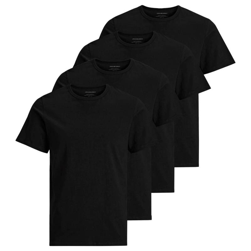 T-shirt, 4er Pack Damen Schwarz S von JACK & JONES