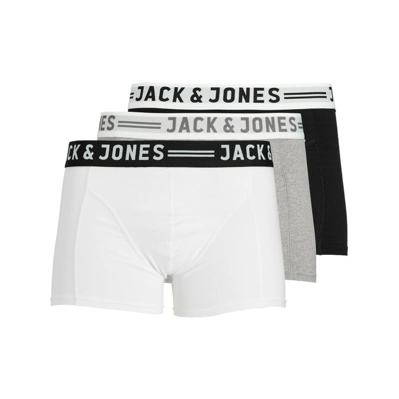 Triopack, Pantys Herren Weiss M von JACK & JONES