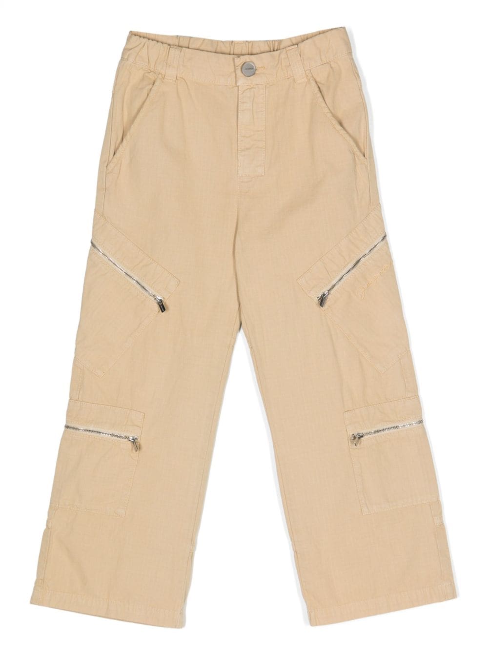 JACQUEMUS L'ENFANT Le Cargo cotton trousers - Neutrals von JACQUEMUS L'ENFANT