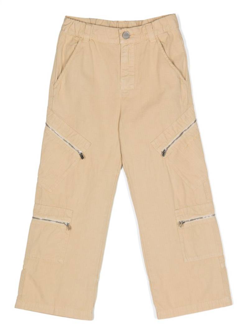 JACQUEMUS L'ENFANT Le Cargo straight-leg trousers - Neutrals von JACQUEMUS L'ENFANT