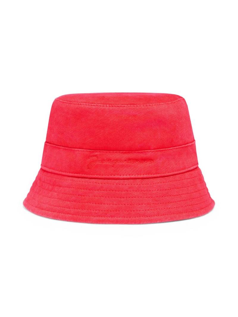 JACQUEMUS L'ENFANT The Gadjo bucket hat - Red von JACQUEMUS L'ENFANT