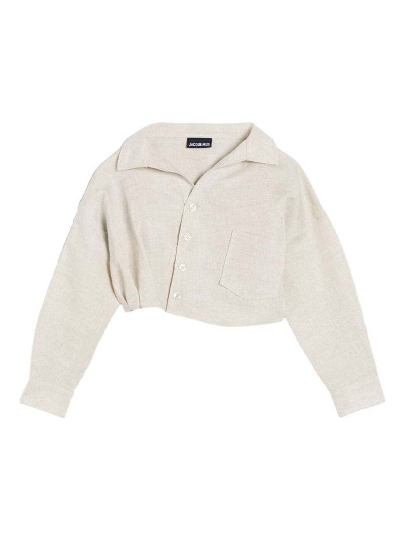 JACQUEMUS L'ENFANT The Mejean shirt - Neutrals von JACQUEMUS L'ENFANT