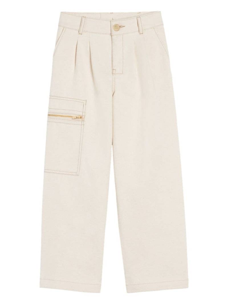 JACQUEMUS L'ENFANT The wide de-Nîmes jeans - Neutrals von JACQUEMUS L'ENFANT