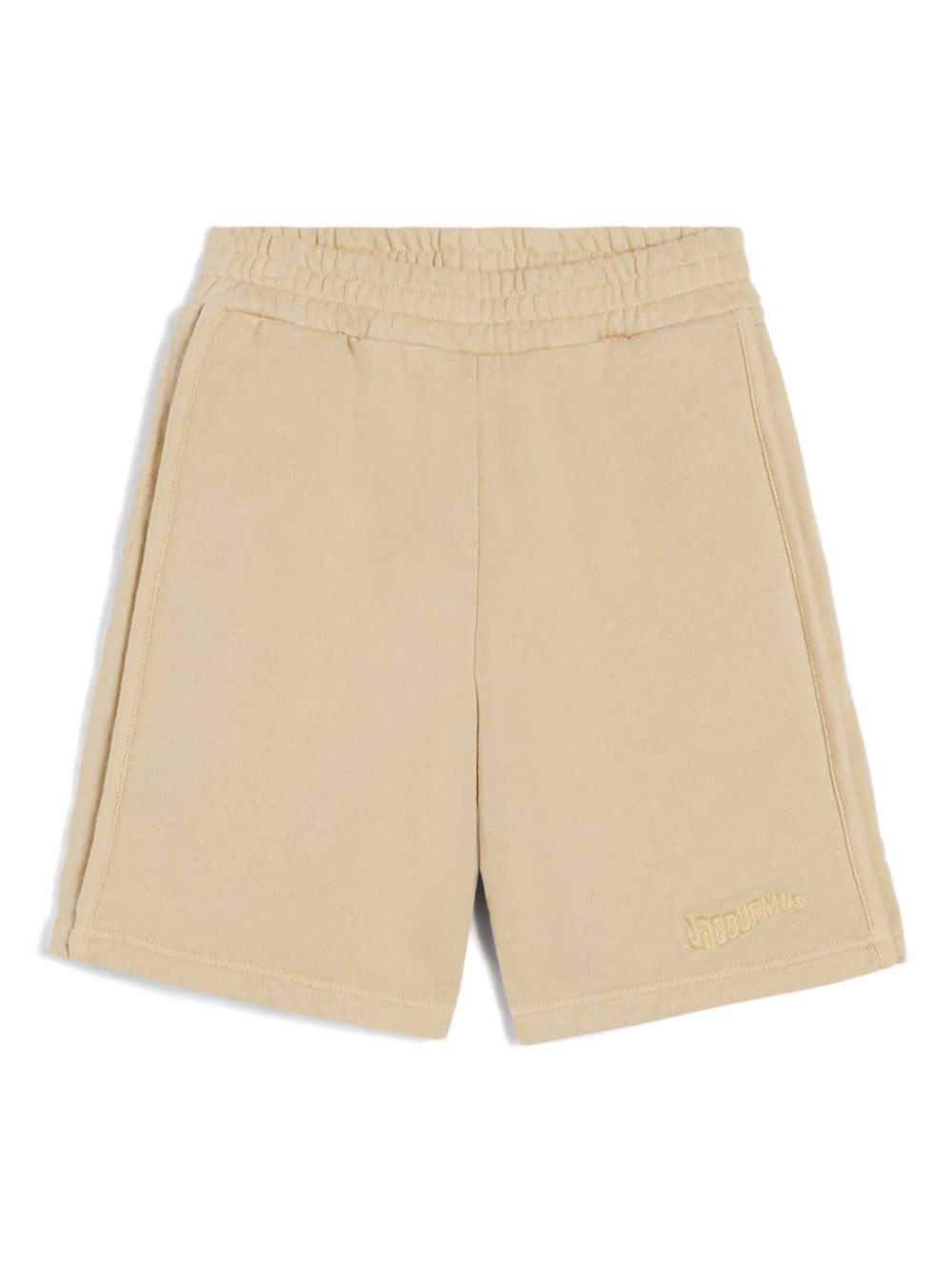 JACQUEMUS L'ENFANT logo-embroidered shorts - Neutrals von JACQUEMUS L'ENFANT