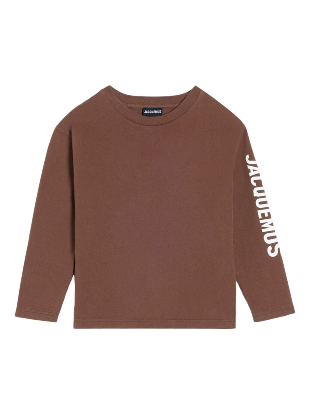 JACQUEMUS L'ENFANT logo-print sweatshirt - Brown von JACQUEMUS L'ENFANT