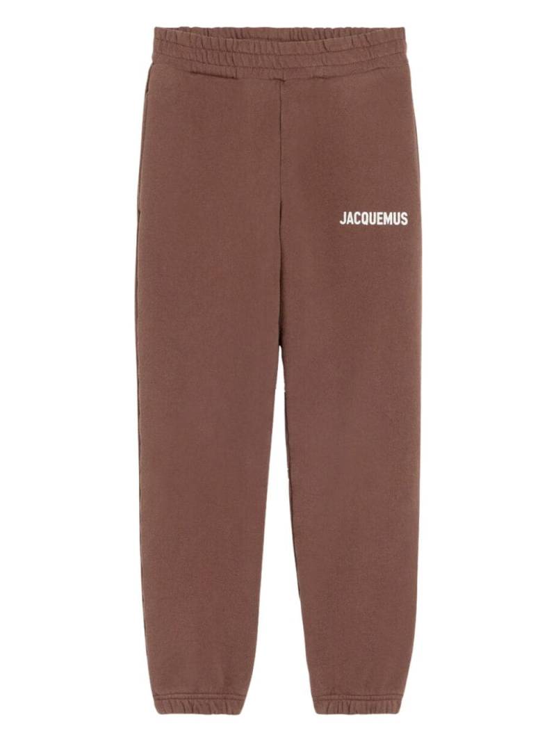 JACQUEMUS L'ENFANT logo-print track pants - Brown von JACQUEMUS L'ENFANT