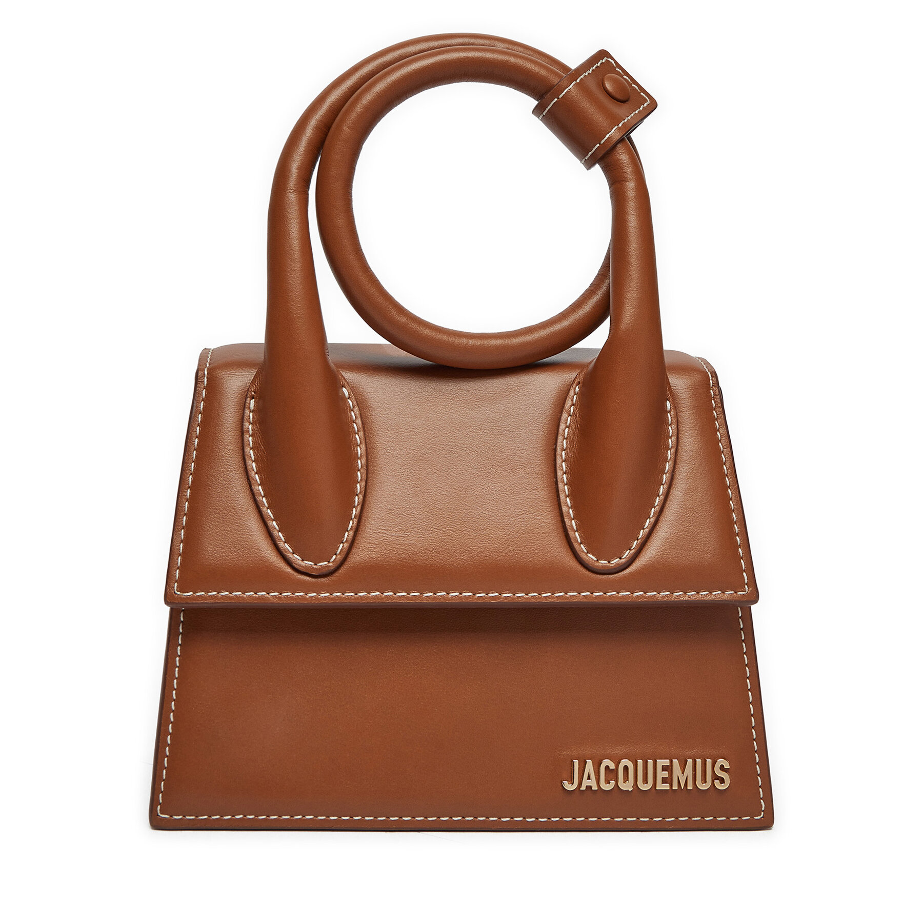 Handtasche JACQUEMUS Le Chiquito Noeud 213BA005-3072 Braun von JACQUEMUS