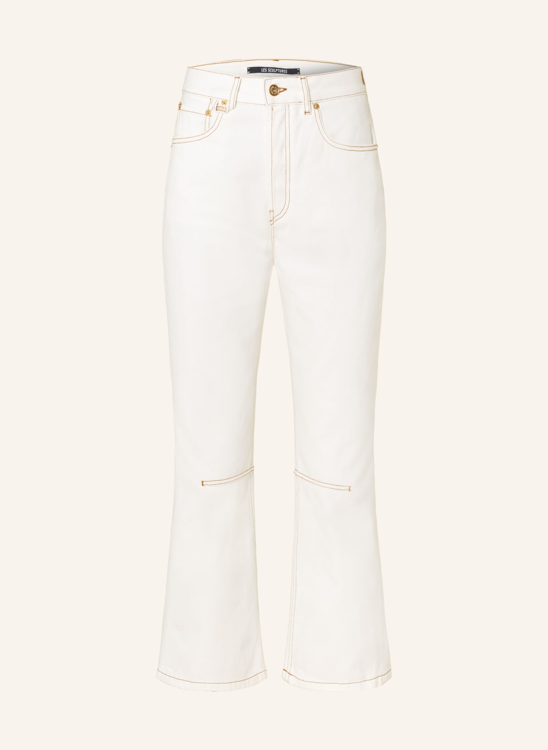 Jacquemus 7/8-Jeans Le De-Nîmes Court Jeans weiss von JACQUEMUS