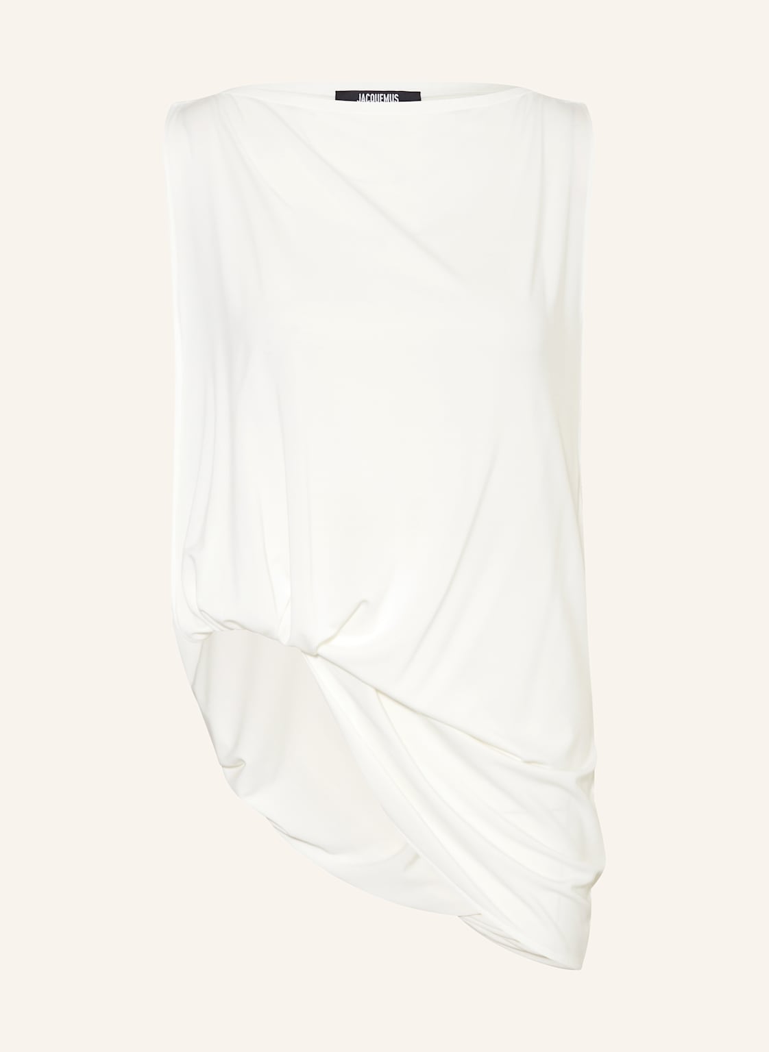 Jacquemus Blusentop Le Haut Peplo Top Mit Cut-Out weiss von JACQUEMUS