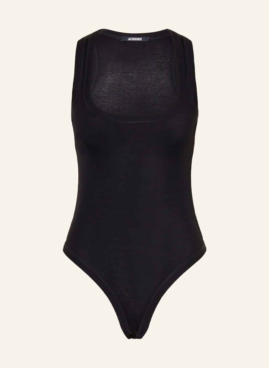 Jacquemus Body Le Body Gros Grain schwarz von JACQUEMUS